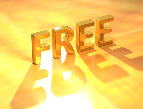Free Gold Text