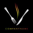 © TristanBM - Restauration couleurs, avec couteau, fourchette et fumée saveur