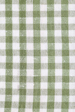 Green Checked Dish Towel Background