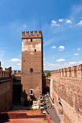 Wall Mural - inside the Castelveggio in verona