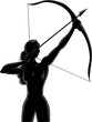 Outline female Archer