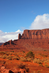 Wall Mural - The cliffs of red sandstone