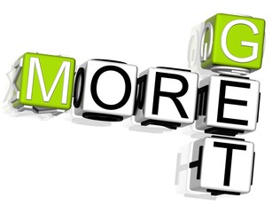 Poster - Get More Crossword