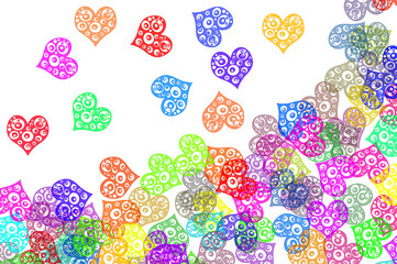 Sticker - hearts