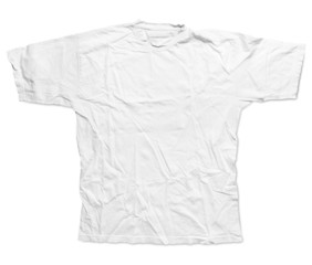 Simple male white t-shirt