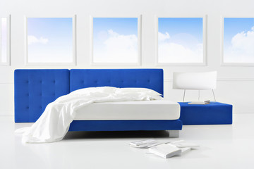 Wall Mural - modern bedroom with view