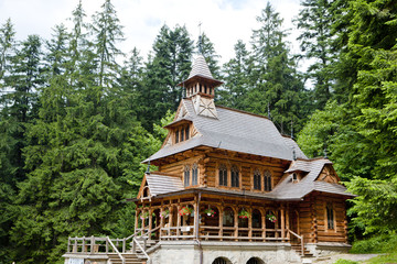 Sticker - Jaszczurowka Chapel in Zakopane, Poland