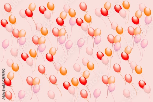 Foto-Plissee - Luftballons (von tinadefortunata)
