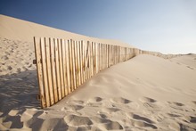 Wood Fence In Great Sand Dune