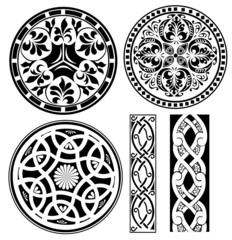 Wall Mural - set of vector design elements