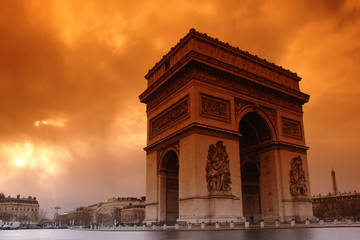 Wall Mural - Pris, Arc de  triomphe