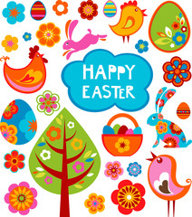 Wall Mural - Easter card