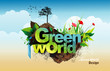 green world vector