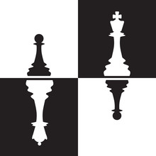 Chessmen Reflection