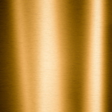 Brushed Gold Metallic Plate Useful For Backgrounds