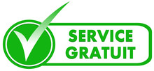Service Gratuit Sur Symbole Validé Vert