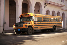 Old Yellow School Bus Havana