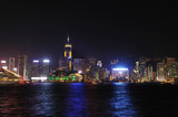 Fototapeta Londyn - Hong Kong cityscape at night