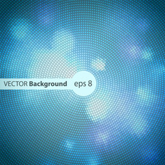 Poster - blue vector banner with space for Your text