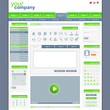 © virtua73 - Website Template Vektoren green