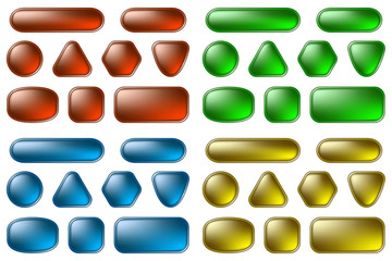 Web buttons set