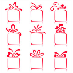 Sticker - Set of Gift Boxes