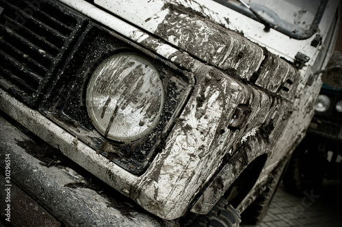 Naklejka na szybę Off road car