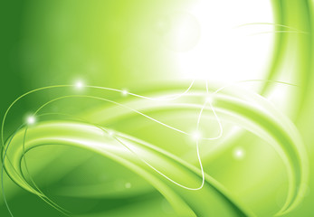 Aufkleber - Abstract green background