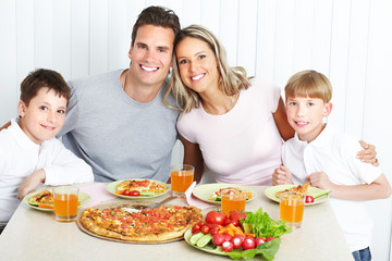 Canvas Print - Family dinner