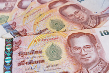 Thai Money Banknotes Background