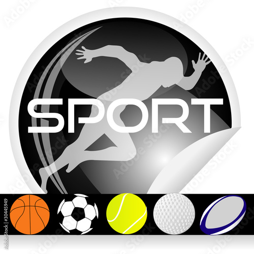 Fototapeta na wymiar icône Sports