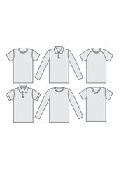 Wall Mural - Set of shirts