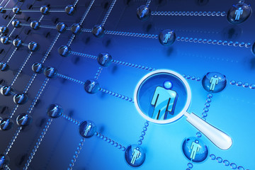 Poster - Search for a person in a social network