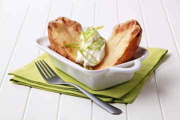 Poster - Baked potato and cream cheese