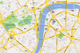 Fototapeta Fototapeta Londyn - London Map #1