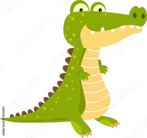 Nowoczesny obraz na płótnie crocodile