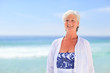 © WavebreakMediaMicro - Portrait of a senior woman on the beach
