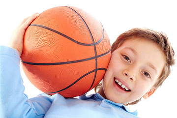 Sticker - Young basketball player