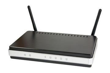 WiFi router with two antennas