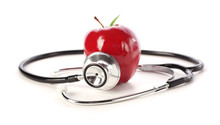 Apple And Stethoscope