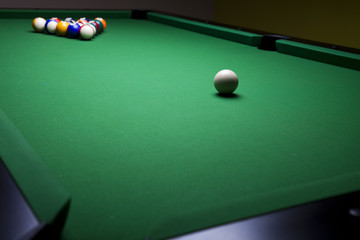 Wall Mural - Billiard background