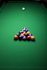 Wall Mural - Billiard background