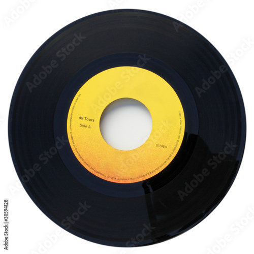 disque vinyl microsillon 45 tours Acheter cette photo libre de droit et découvrir des images