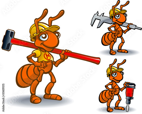 Муравей в каске картинки