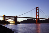 Fototapeta Most - San Francisco's Golden Gate Bridge at Dusk