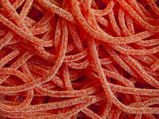 Wall Mural - Red Sweet Noodles Background