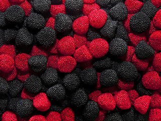 Wall Mural - Sweet Blackberries Background