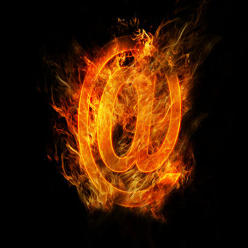 fire @ sign