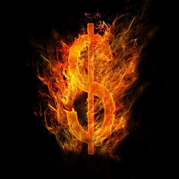 fire $ sign