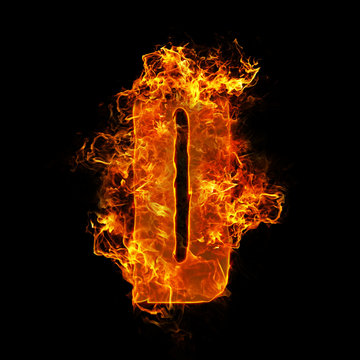 fire letter D